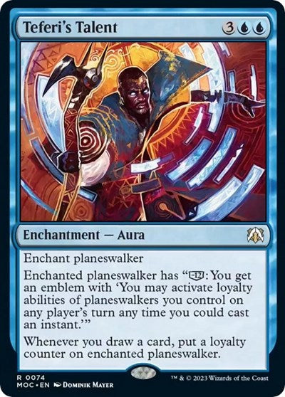 Teferi's Talent (Commander: March of the Machine) Light Play Foil