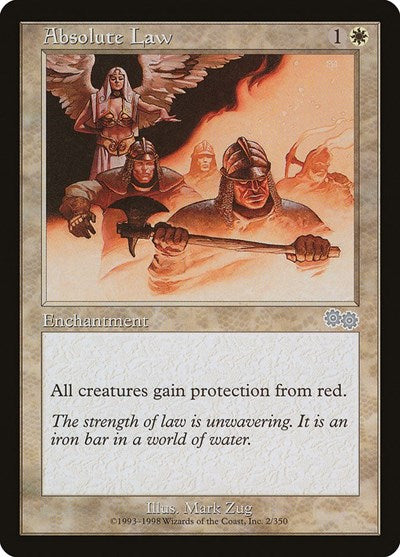 Absolute Law (Urza's Saga) Medium Play