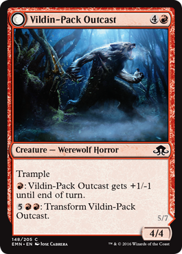 Vildin-Pack Outcast (Eldritch Moon) Near Mint Foil