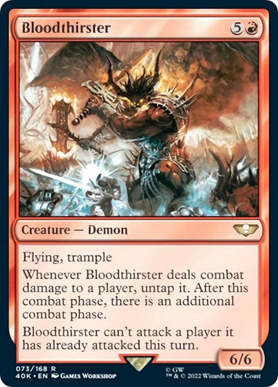 Bloodthirster (Surge Foil) (Universes Beyond: Warhammer 40K) Near Mint Foil