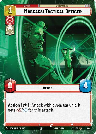 Massassi Tactical Officer (Hyperspace Foil) (Jump to Lightspeed) Near Mint Foil