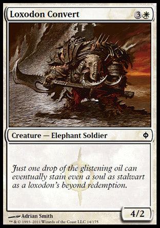Loxodon Convert (New Phyrexia) Medium Play Foil