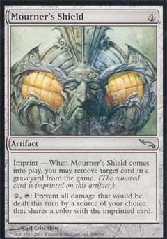 Mourner's Shield (Mirrodin) Medium Play Foil