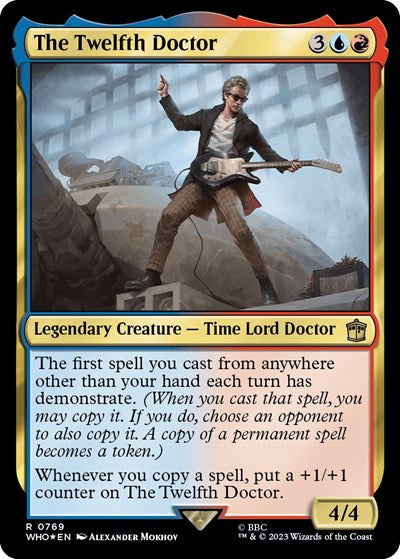 The Twelfth Doctor (Surge Foil) (Universes Beyond: Doctor Who) Light Play Foil