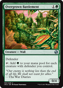 Overgrown Battlement (Iconic Masters) Medium Play