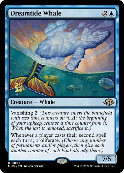 Dreamtide Whale (Promos: Prerelease Cards) Light Play Foil