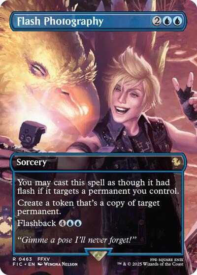 Flash Photography (Borderless) (Commander: FINAL FANTASY) Light Play Foil