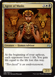 Agent of Masks (Modern Masters 2017) Light Play Foil