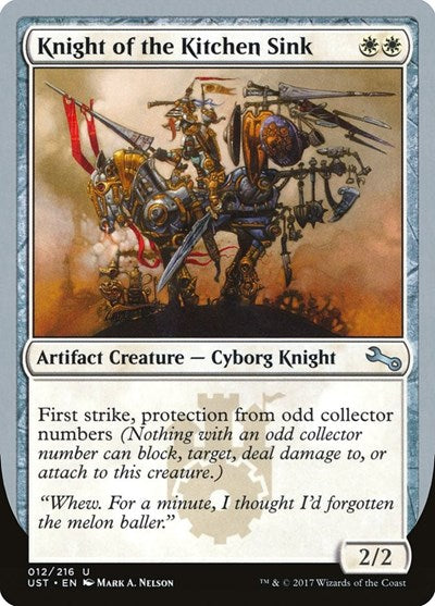 Knight of the Kitchen Sink (D) (Unstable) Light Play