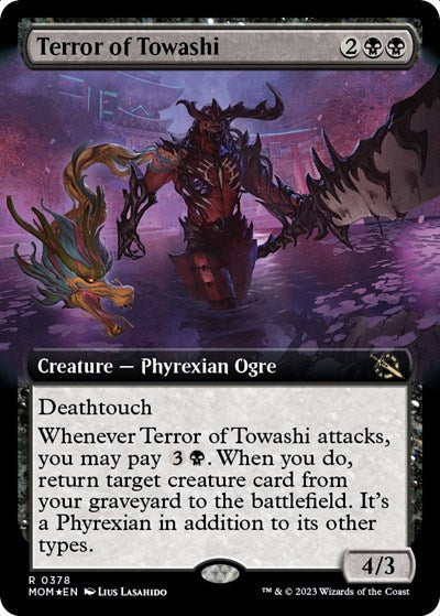 Terror of Towashi (Extended Art) (March of the Machine) Near Mint
