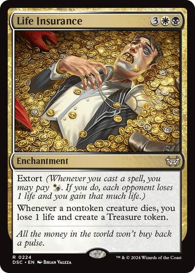 Life Insurance (Commander: Duskmourn: House of Horror) Light Play