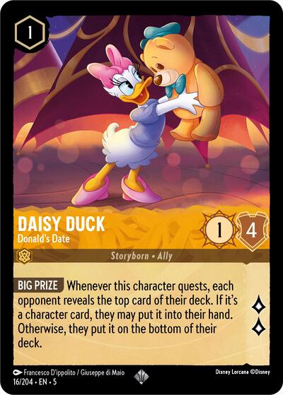 Daisy Duck - Donald's Date (Shimmering Skies) Near Mint