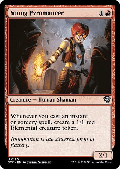 Young Pyromancer (Commander: Outlaws of Thunder Junction) Light Play