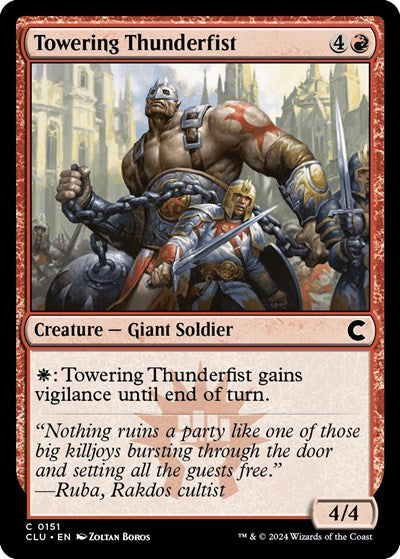 Towering Thunderfist|10|0|0.00
