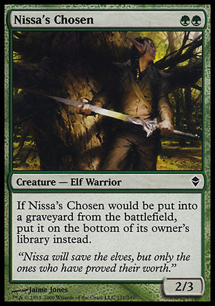 Nissa's Chosen (Zendikar) Medium Play