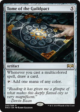 Tome of the Guildpact (Ravnica Allegiance) Light Play Foil