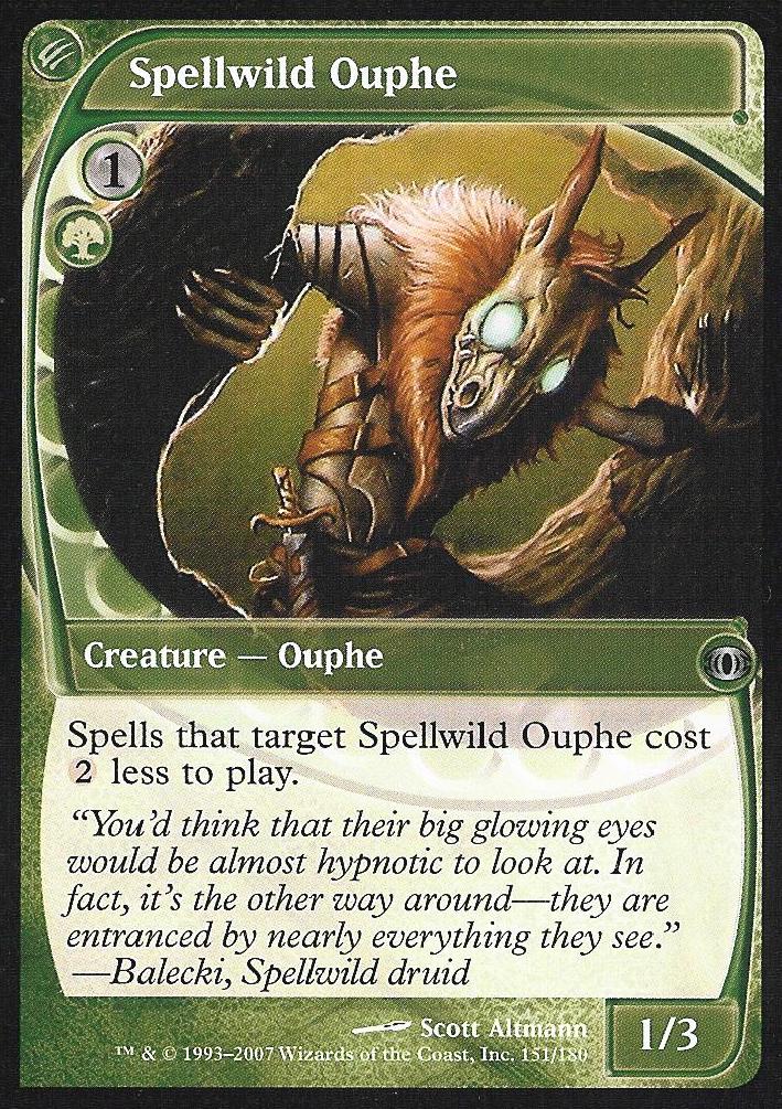 Spellwild Ouphe (Futuresight) Heavy Play Foil