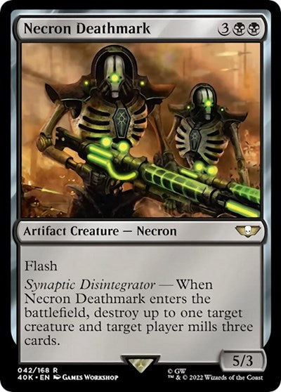 Necron Deathmark (Surge Foil) (Universes Beyond: Warhammer 40K) Near Mint Foil