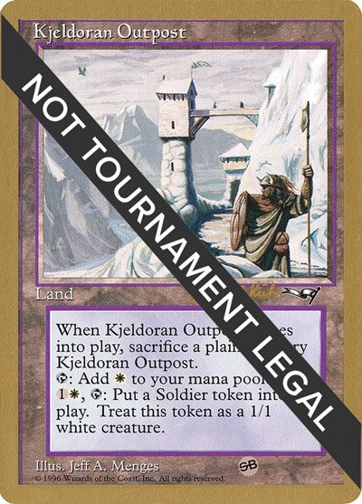 Kjeldoran Outpost - 1997 Janosch Kuhn (ALL) (World Championship Decks) Light Play