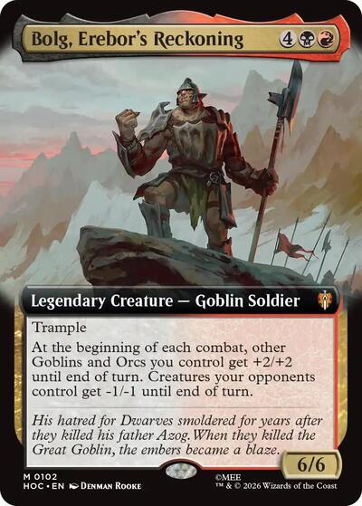 Bolg  Erebor s Reckoning  Extended Art|2|0|0.00