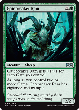 Gatebreaker Ram (Ravnica Allegiance) Near Mint Foil