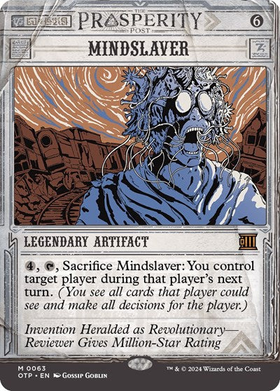 Mindslaver (Outlaws of Thunder Junction: Breaking News) Light Play Foil