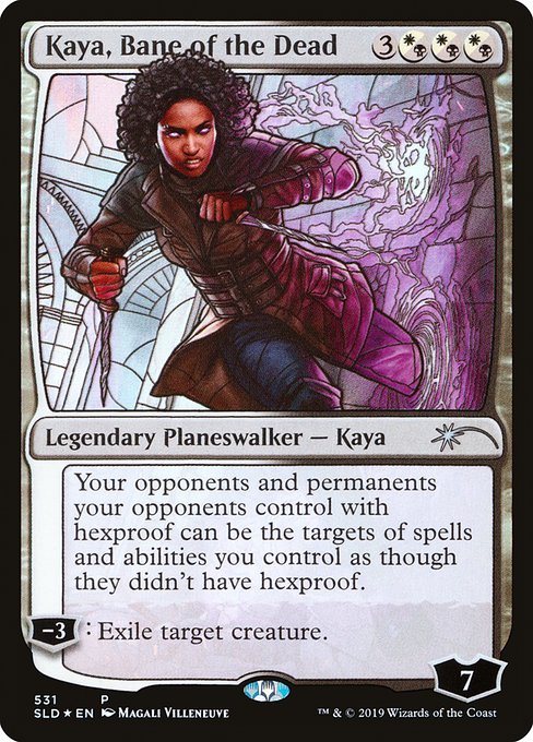 Kaya Bane of the Dead Stained Glass (Secret Lair) Light Play Foil