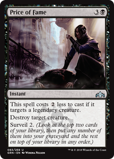 Price of Fame (Guilds of Ravnica) Medium Play Foil