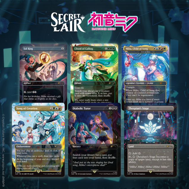 Secret Lair Drop x Hatsune Miku: Digital Sensation