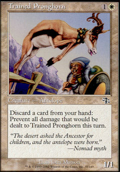 Trained Pronghorn (Judgment) Light Play Foil