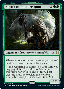 Neyith of the Dire Hunt (Jumpstart) Damaged / Poor