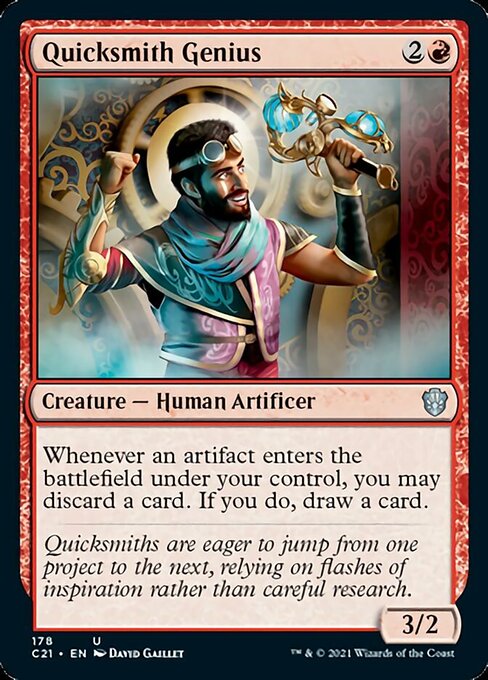 Quicksmith Genius (Commander 2021 Strixhaven) Light Play