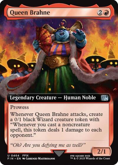 Queen Brahne (Extended Art) (Universes Beyond: FINAL FANTASY) Near Mint Foil