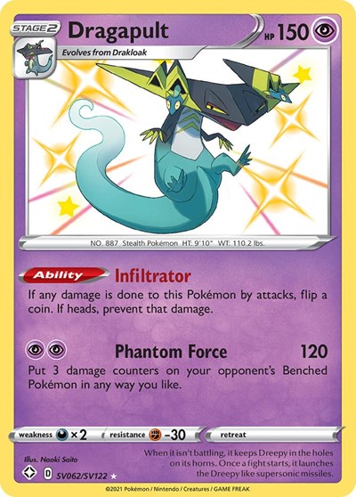 Dragapult (Shining Fates: Shiny Vault) Light Play Holofoil
