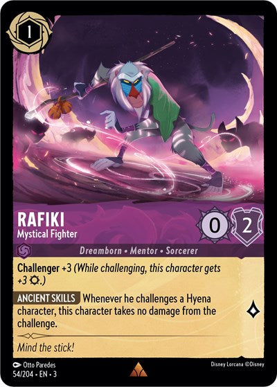 Rafiki - Mystical Fighter (Into the Inklands) Near Mint Cold Foil