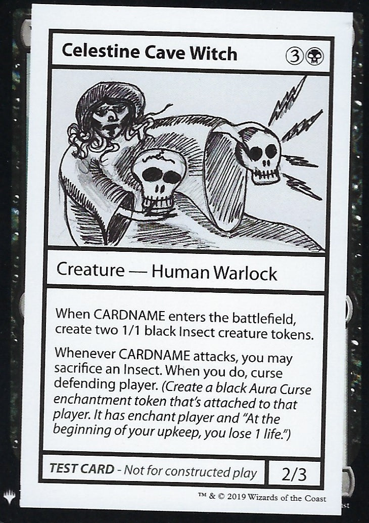 Celestine Cave Witch (Mystery Booster Test Print) Near Mint