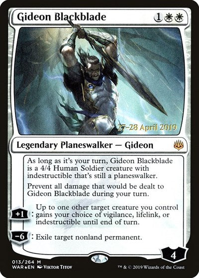 Gideon Blackblade (Promos: Prerelease Cards) Near Mint Foil