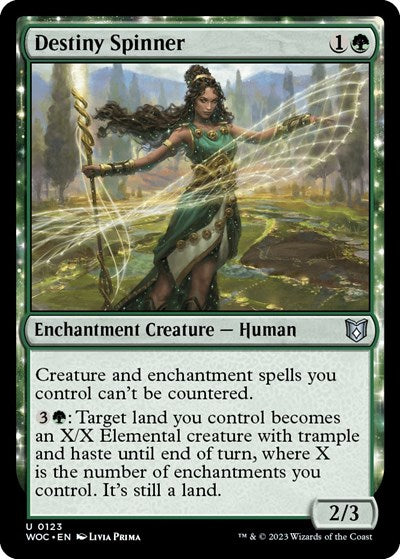 Destiny Spinner (Commander: Wilds of Eldraine) Near Mint
