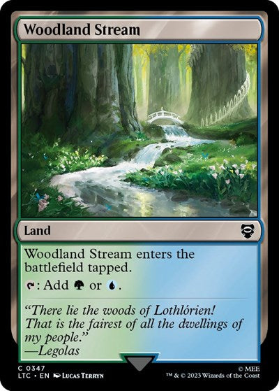 Woodland Stream (Commander: The Lord of the Rings: Tales of Middle-earth) Near Mint