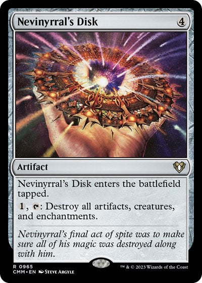 Nevinyrral's Disk (Commander Masters) Near Mint