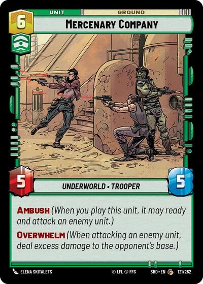 Mercenary Company (Shadows of the Galaxy) Near Mint Foil