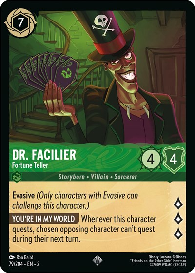 Dr. Facilier - Fortune Teller (Rise of the Floodborn) Near Mint