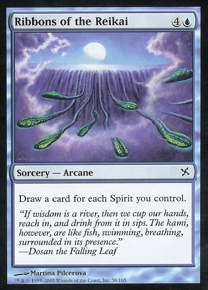 Ribbons of the Reikai (Betrayers of Kamigawa) Light Play Foil