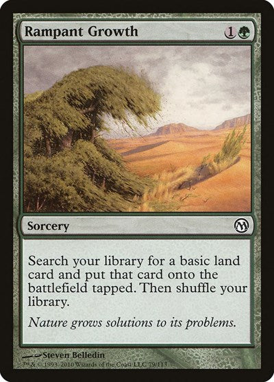 Rampant Growth (Duels of the Planeswalkers) Light Play