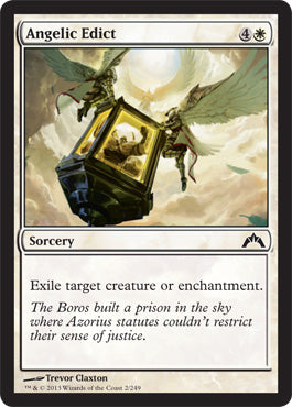 Angelic Edict (Gatecrash) Light Play Foil
