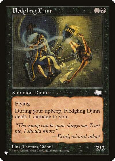 Fledgling Djinn (The List) Light Play
