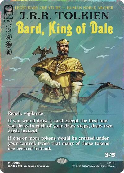 Bard  King of Dale  Borderless   Surge Foil|1|0|0.00