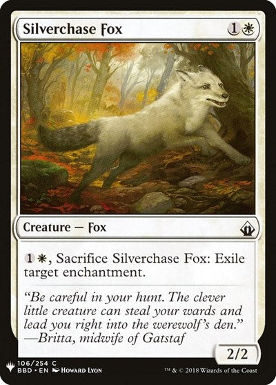 Silverchase Fox (Mystery Booster) Near Mint