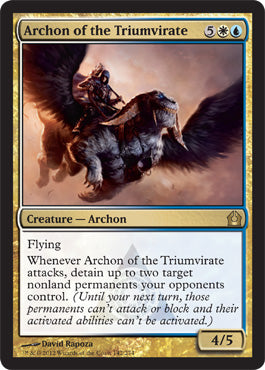 Archon of the Triumvirate (Return to Ravnica) Light Play Foil