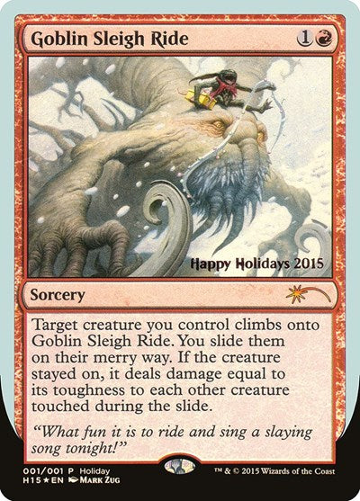 Goblin Sleigh Ride (Promos: Special Occasion) Light Play Foil